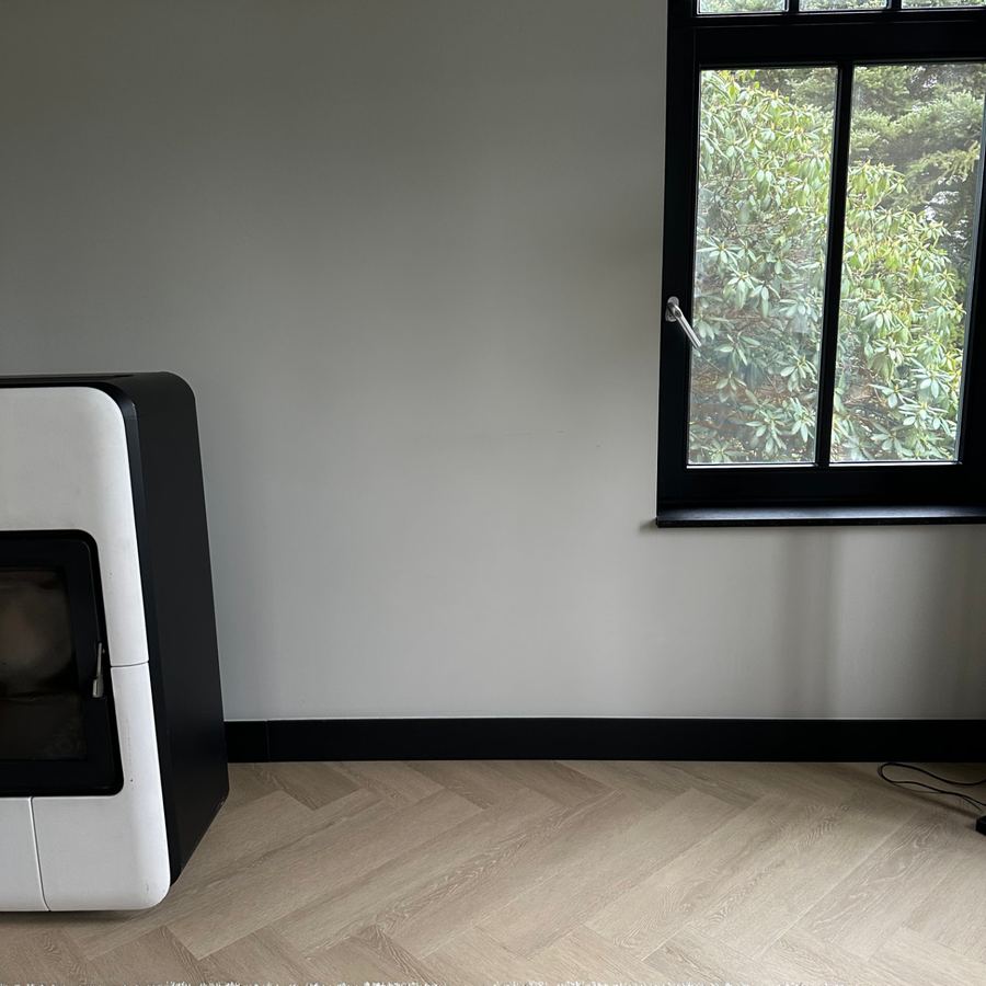 Foto van een klant zijn eigen woonkamer